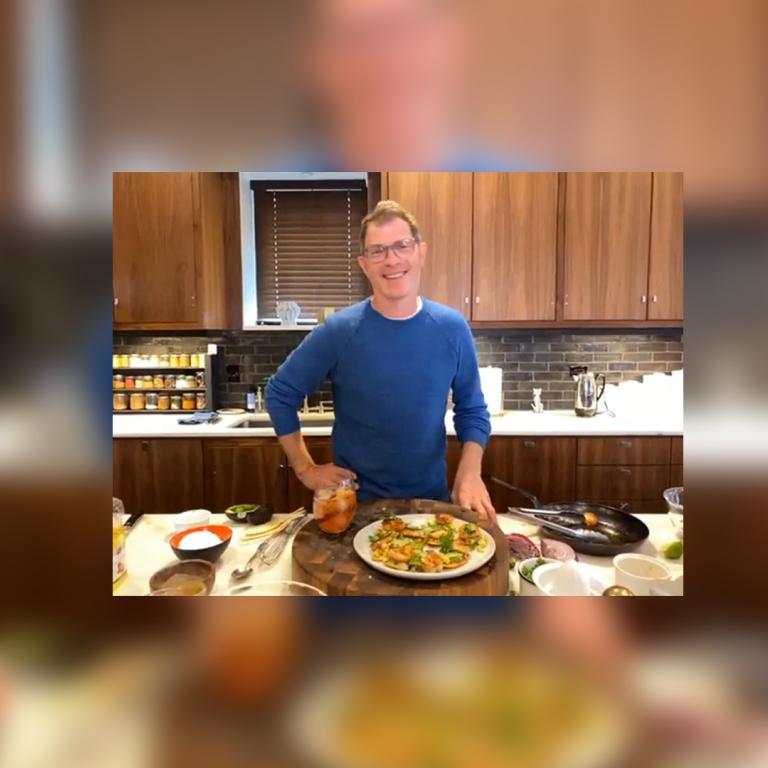 Bobby Flay at home